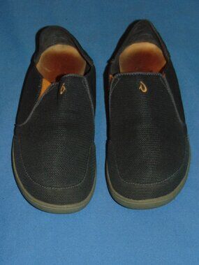OLUKAI NOHEA MESH  GRAY SLIP ONS